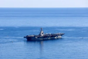 حاملة الطائرات الأمريكية جيرالد فورد وصلت إلى إسرائيل