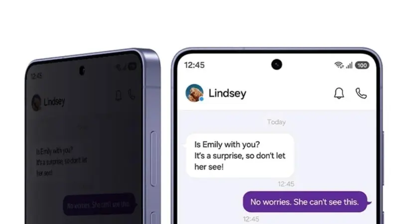 شاشة الخصوصية في Galaxy S26 Ultra تشعل المنافسة.. هل تتبناها شاومي وأوبو قريبًا؟ 1 شاشة الخصوصية في Galaxy S26 Ultra تشعل المنافسة.. هل تتبناها شاومي وأوبو قريبًا؟