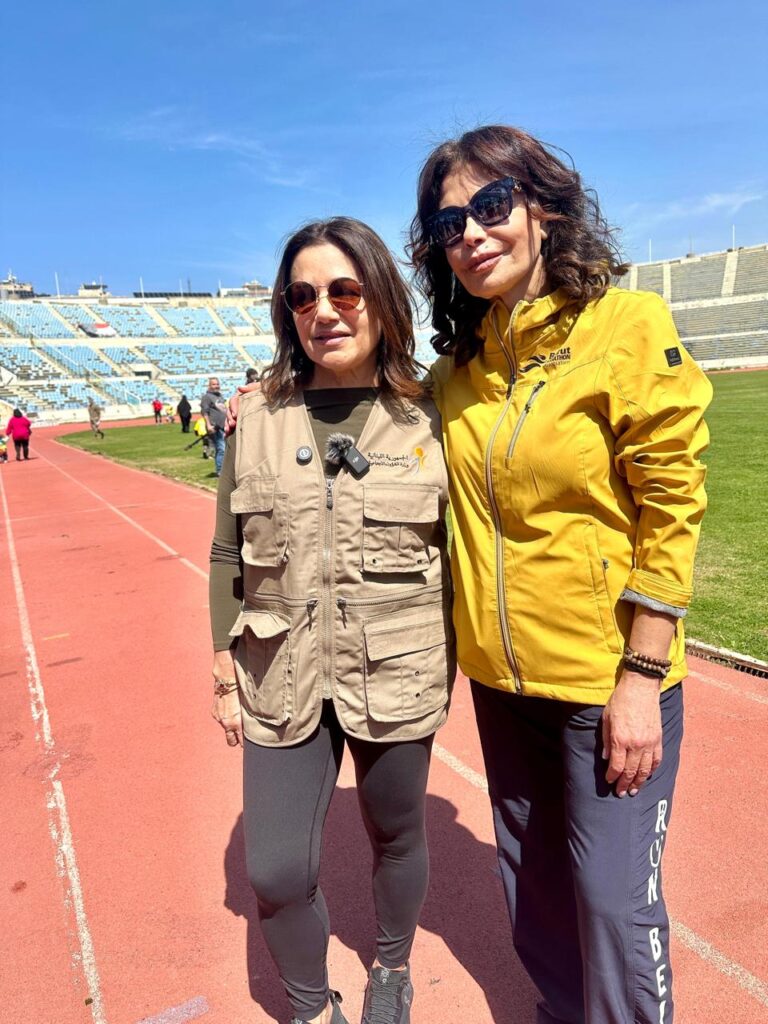 أولاد النازحين " يركضون ويبتسمون " في المدينة الرياضية بحضور الوزيرة السيّد وحمود والخليل