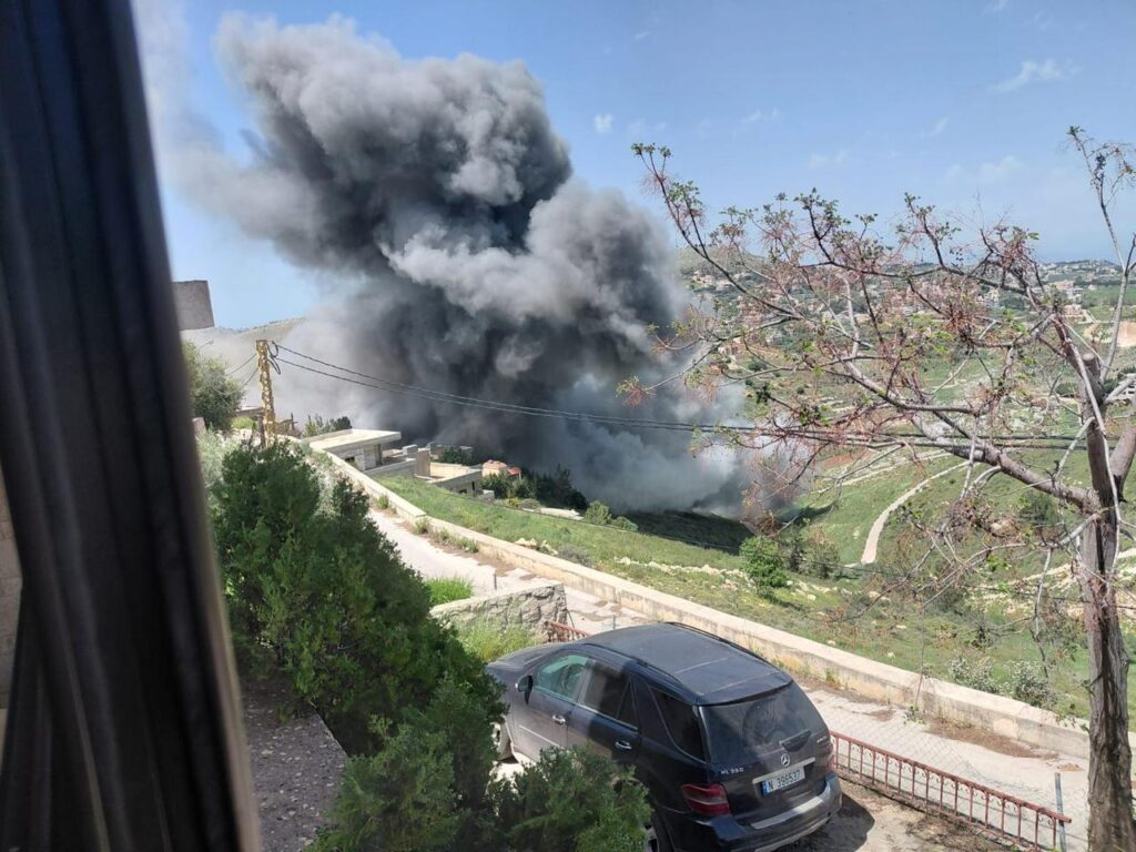 غارات إسرائيلية على بلدة زبقين وقبريخا وخربة سلم