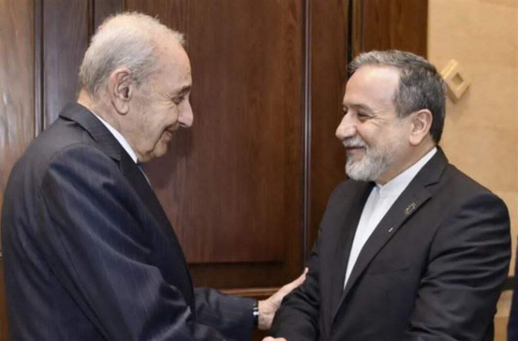 "اتصال هاتفي بين نبيه بري وعباس عراقجي