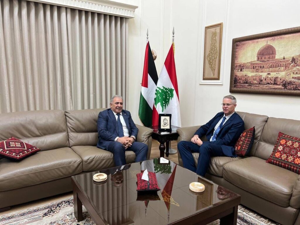 السفير الفلسطيني في لبنان يبحث مع نظيره الأسترالي تطورات القضية الفلسطينية وتعزيز العلاقات الثنائية