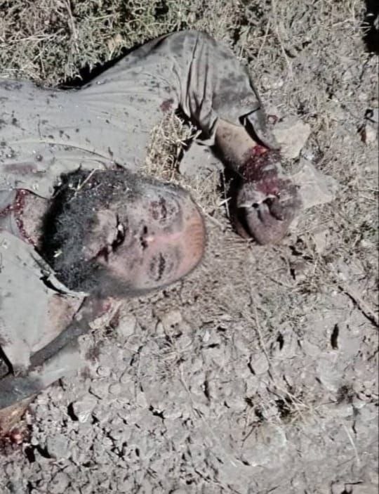 مواضع سورية نشرت هذه الصورة على أنها للمدعو سامي العريدي بعد غارات التحالف الدولية