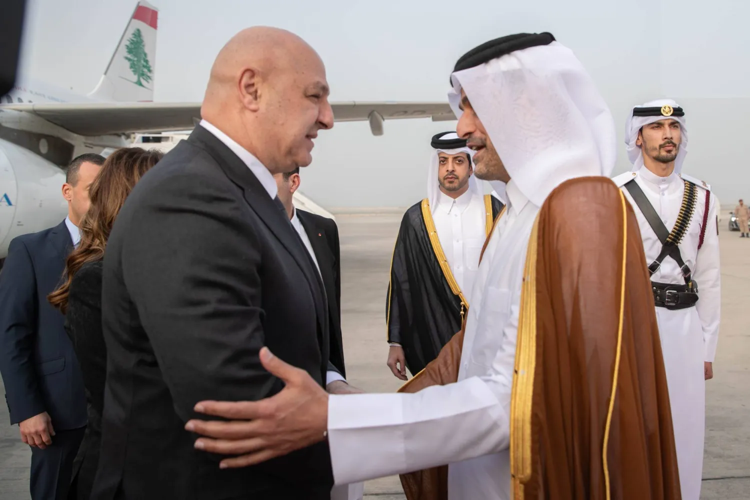نعمت عون ترافق رئيس الجمهورية إلى قطر