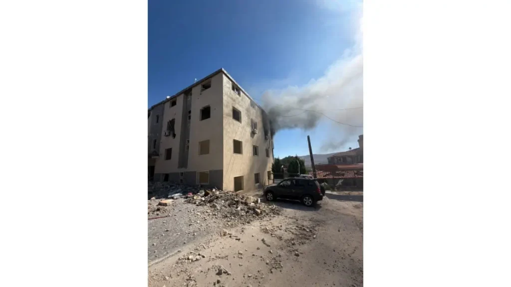 الغارة على النبطية الفوقا استهدفت شقة سكنية