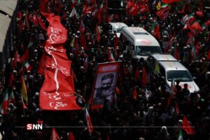 بالصور: تشييع الجثامين الطاهرة للإمام الشهيد وأفراد عائلته