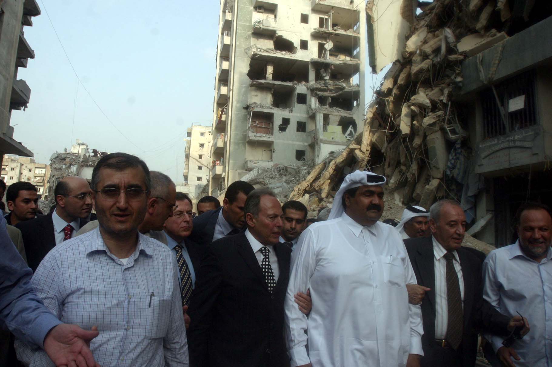 دور الشيخ حمد بن خليفة آل ثاني في إعادة إعمار لبنان