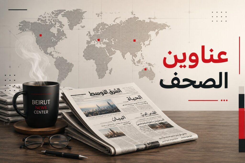 عناوين الصحف الصادرة اليوم الأحد 16/08/2026 عناوين الصحف الصادرة اليوم الأحد 16/08/2026