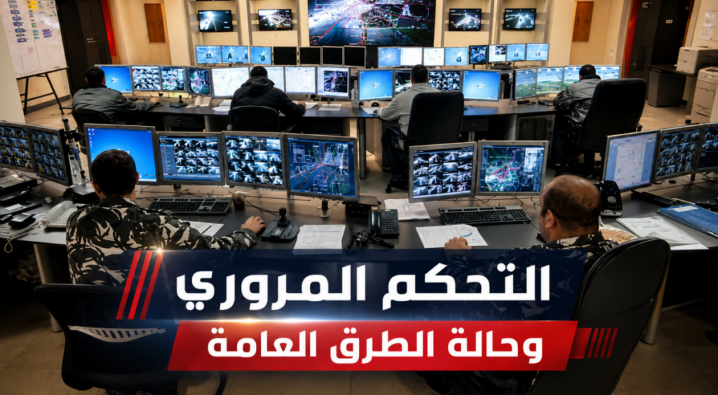 احصاءات غرفة التحكم المروري خلال ل ٢٤ ساعة الماضية