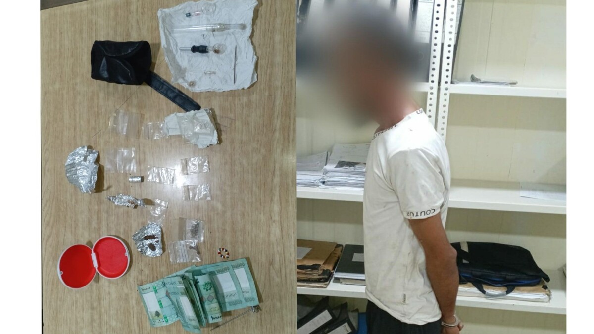 توقيف مروّج مخدرات في بئر حسن