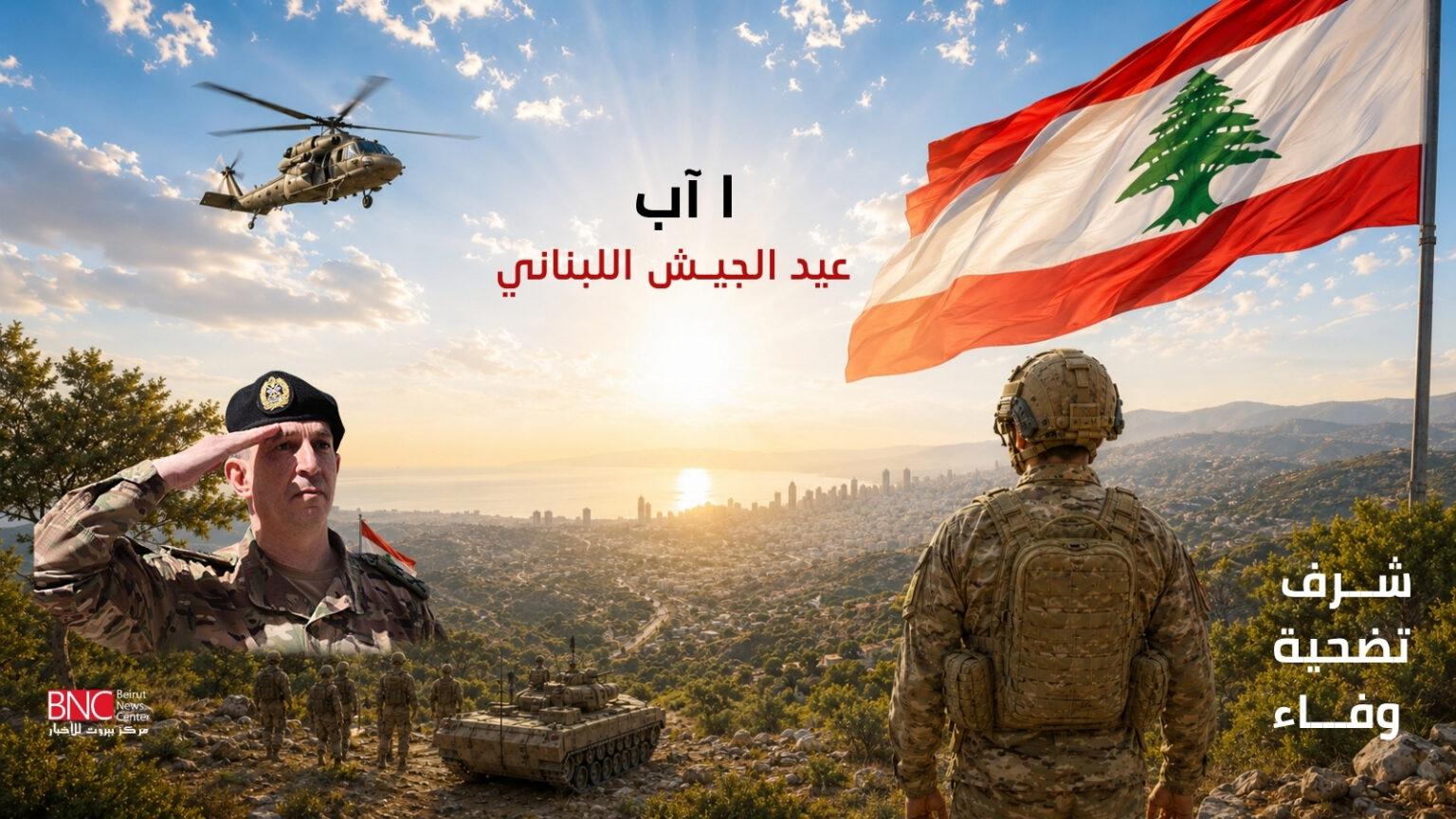 الأول من آب… عيد الجيش، عيد العنفوان الأول من آب… عيد الجيش، عيد العنفوان