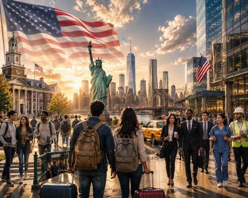 البحث عن حياة جديدة خارج الولايات المتحدة
