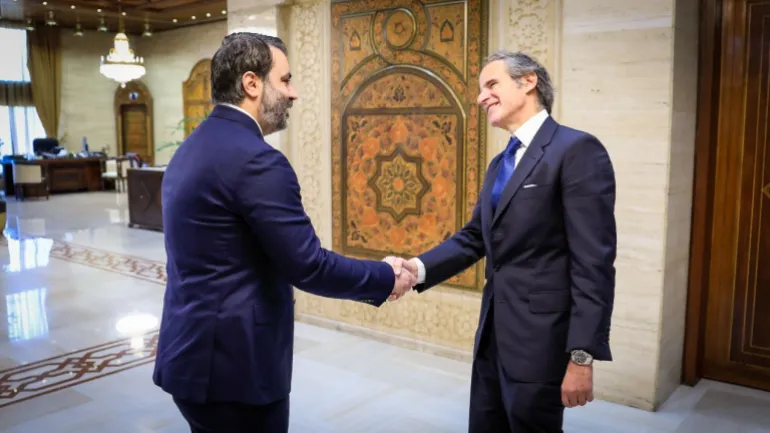 غروسي: الوكالة تحققت من 73 طناً من اليورانيوم في سورية