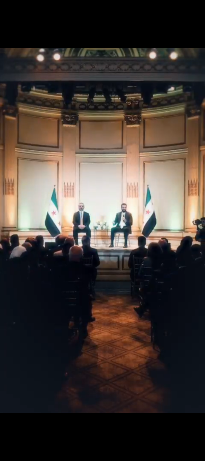 🚨الرئيس السوري أحمد الشرع من نيويورك: "أحلى من السوريين ما في".