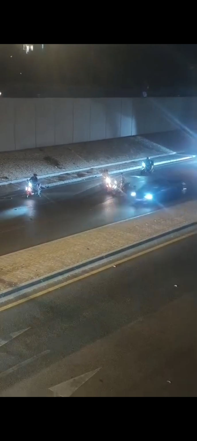 حادث سير على طريق المطار باتجاه المدينة الرياضية