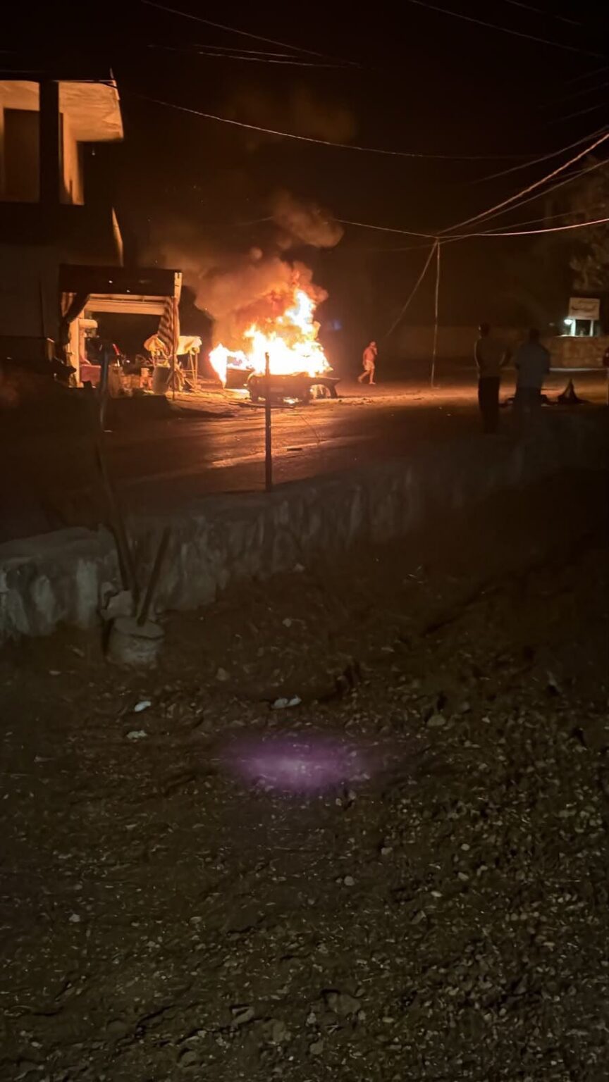 غارة اسرائيلية استهدفت سيارة في بلدة كفررمان