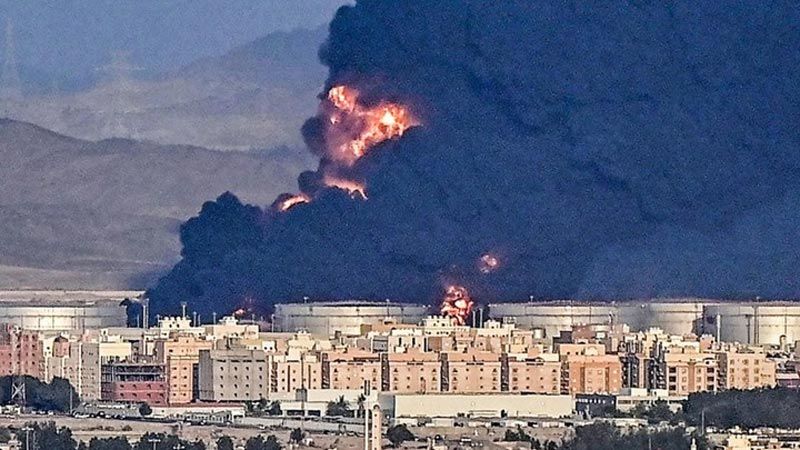 السعودية تتحدث عن حرائق وإصابات
