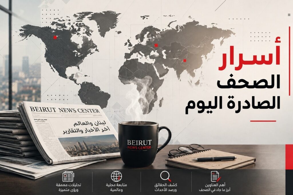 أسرار الصحف الصادرة اليوم الثلاثاء 22/09/2026 أسرار الصحف الصادرة اليوم الثلاثاء 22/09/2026