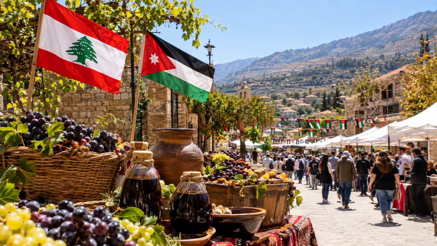 وزير السياحة الأردني من مهرجان الدبس في راشيا: الأردن يقف إلى جانب لبنان