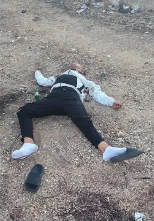 🚨 العثور على جثة شخص مقتولاً بطلق ناري في جدرا قبالة الأوتوستراد الساحلي 🚨 العثور على جثة شخص مقتولاً بطلق ناري في جدرا قبالة الأوتوستراد الساحلي