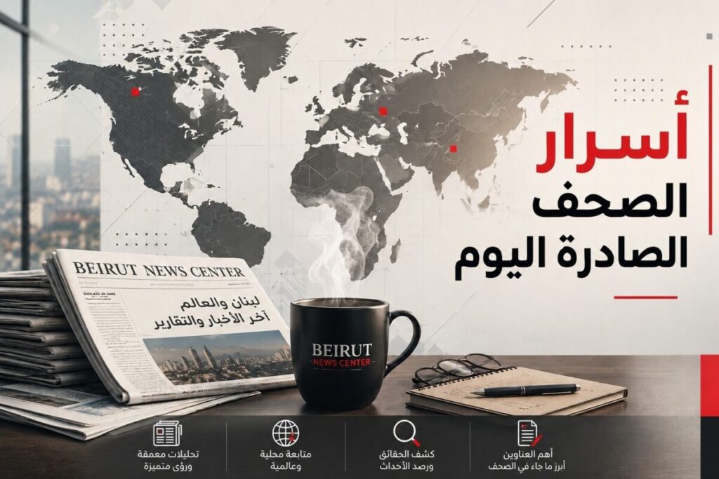 أسرار الصحف الصادرة اليوم الإثنين 19/10/2026